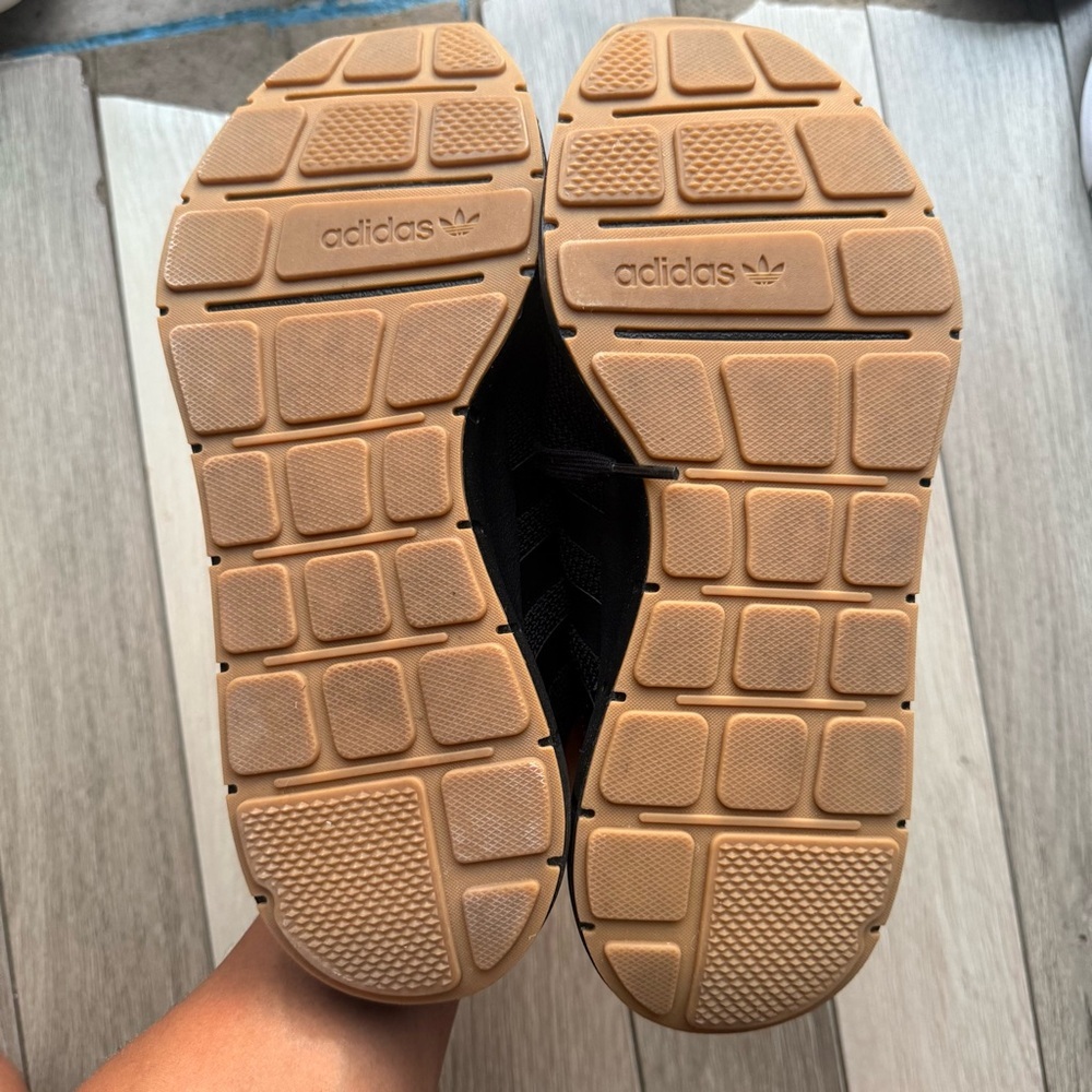 Adidas Men's Black Athletic Sneakers - Picture 6 of 7